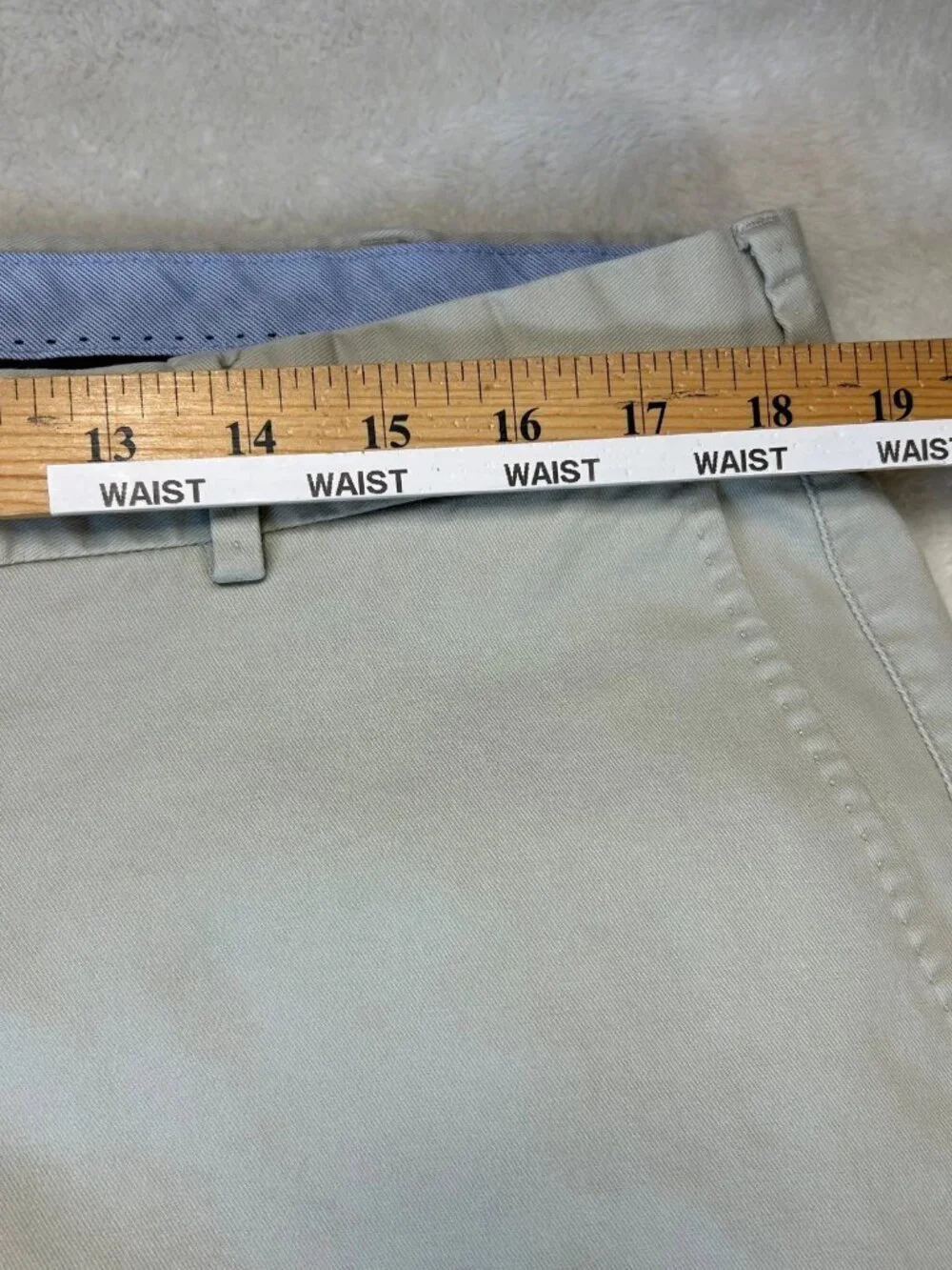 Peter‎ Millar Chino Pants Mens 38 Gray Flat Front Mid Rise Stretch Straight Leg